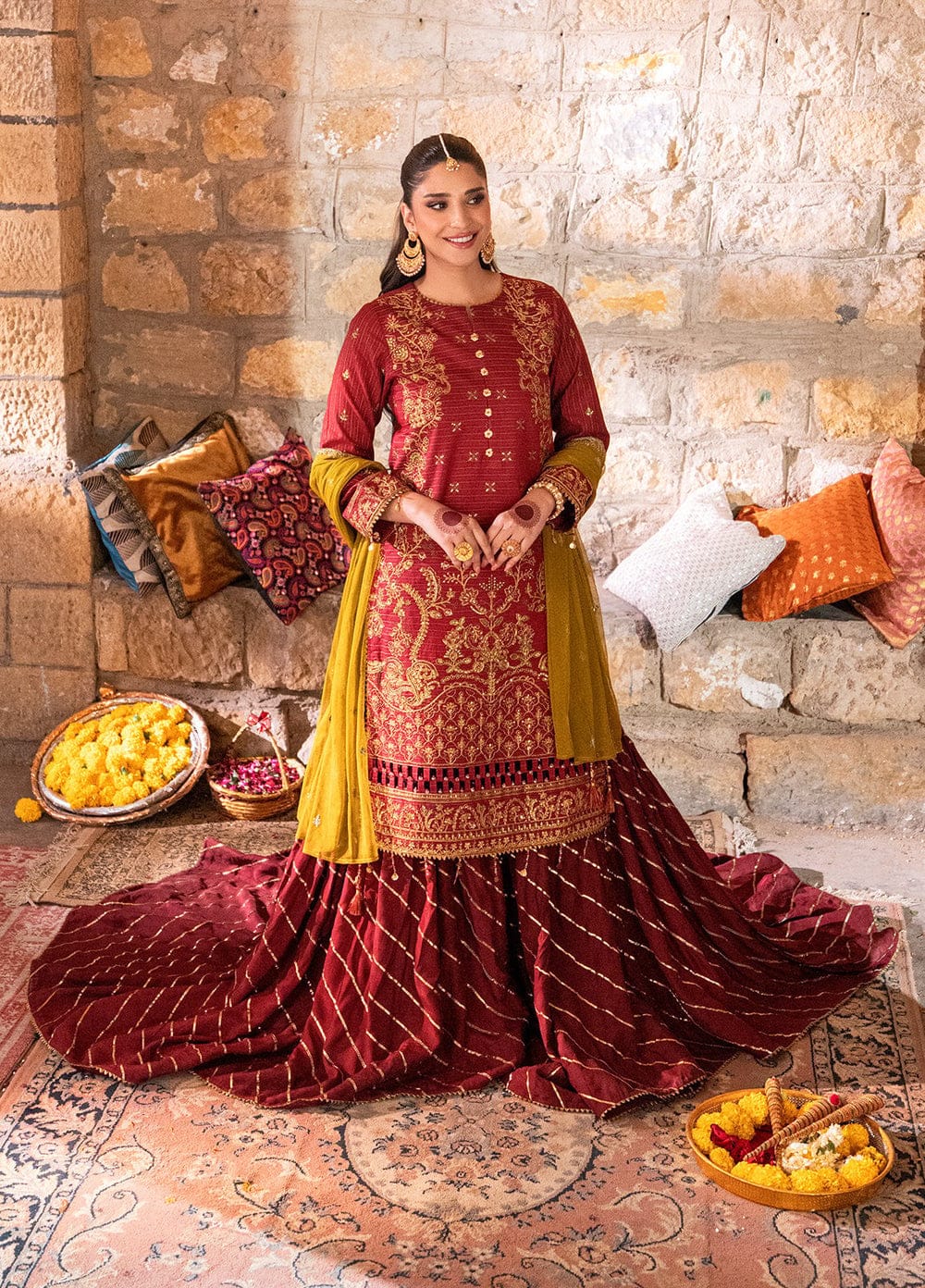 SALITEX EMBROIDERED 3 PC's