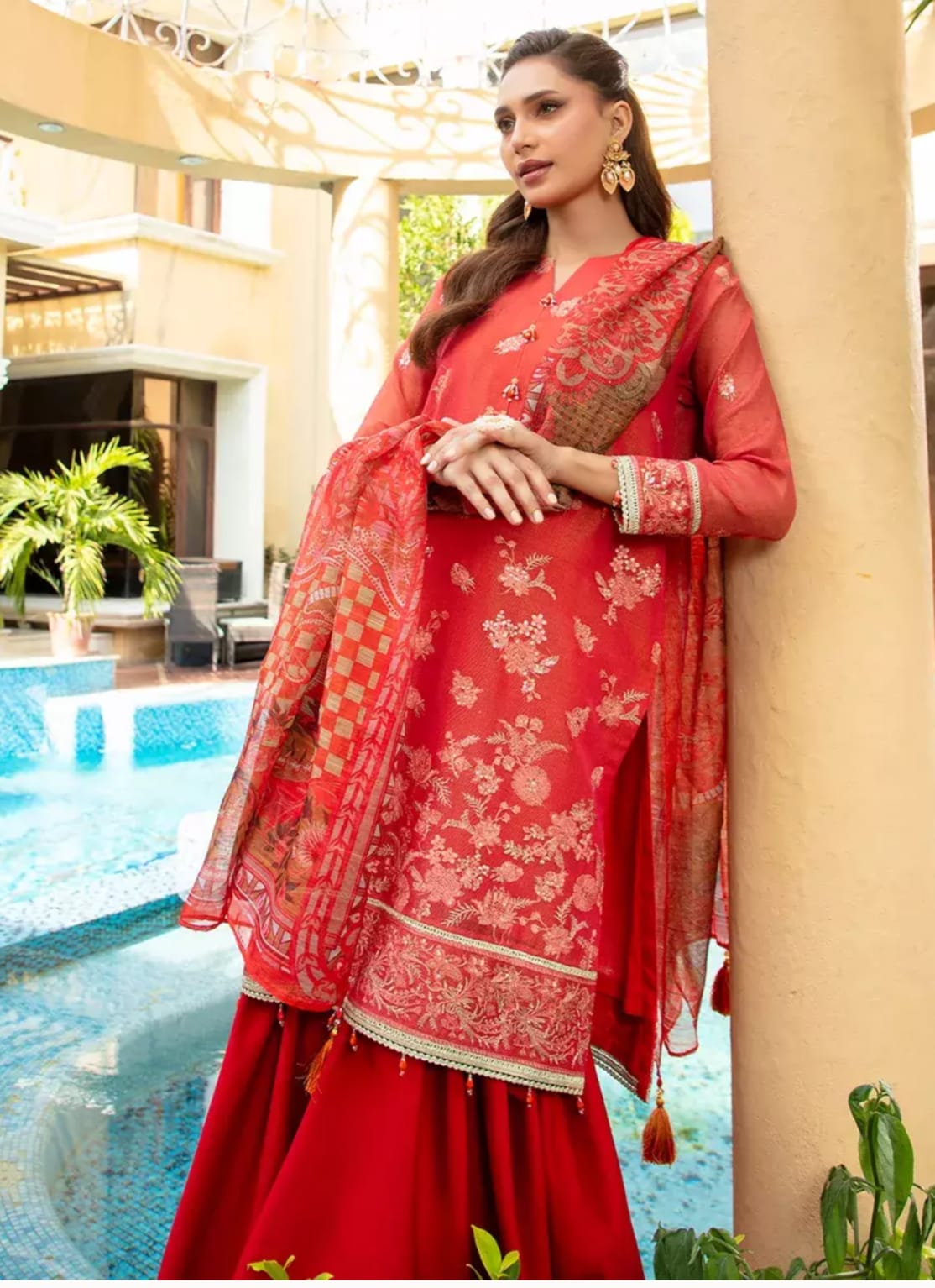 SALITEX EMBROIDERED 3 PC's